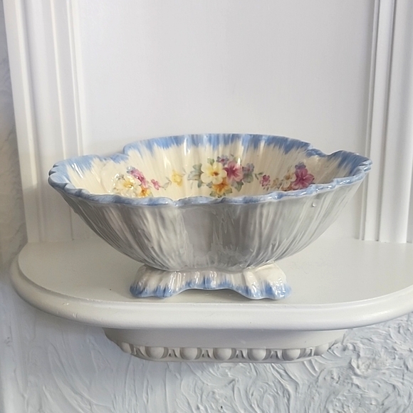 Crown Ducal Ware Footed Bowl - Circa 1940s very rare vintage antique - Picture 3 of 6